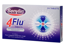 BENYLIN® 4 Flu Tablets - Flu Relief Medicine