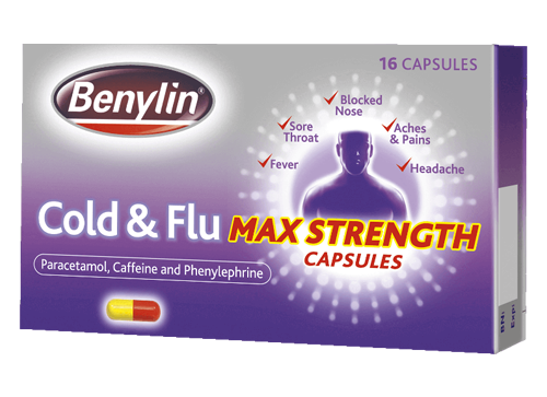 BENYLIN® Cold and Flu Max Strength Capsules