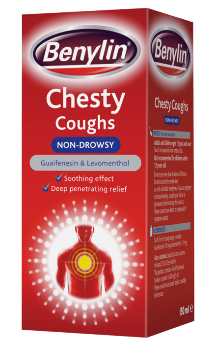 BENYLIN® Chesty Coughs Non-Drowsy