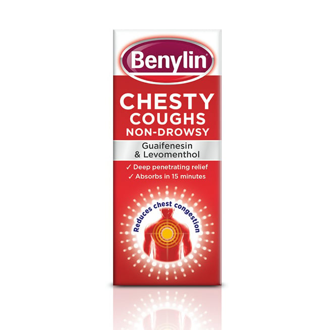 Benylin® Chesty coughs non drowsy pack image