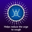 Image with the title: Helps reduce the urge to cough referring to Benylin's Dry Coughs Night Syrup 