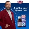Image showing Benylin Dry Coughs Night Syrup with the title: Soothe your cough fast