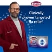 Image with a packshot of Benylin 4 Flu tablets - Flu Relief Medicine with the title: Clinically proven targeted flu relief
