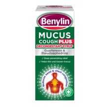 Benylin® mucus cough descongestant syrup packshot